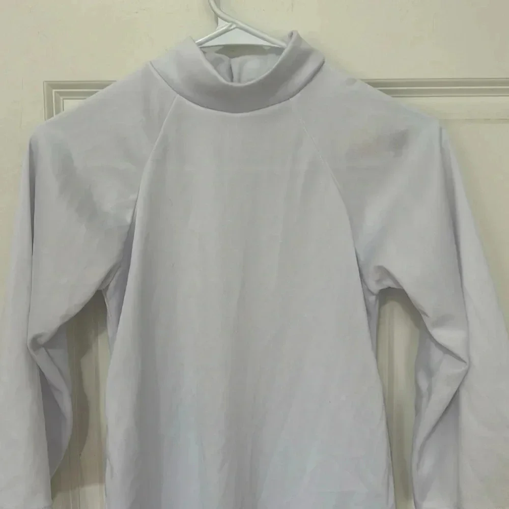 Princess Leia white dress costume size 10-12 small stain on sleeve